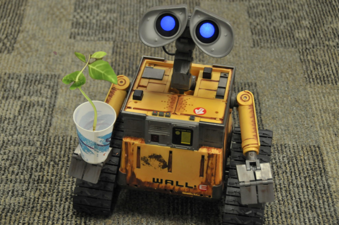 wall-e with sprout